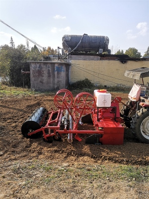 洋蔥旋耕鋪膜打孔機
